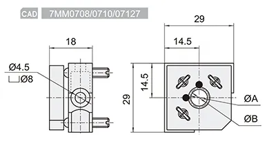7MM07 Two-Dimensional Mirror Mount