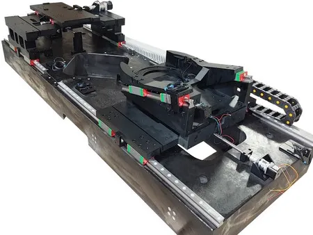 Four-dimensional motorized stage (base platen: granite)